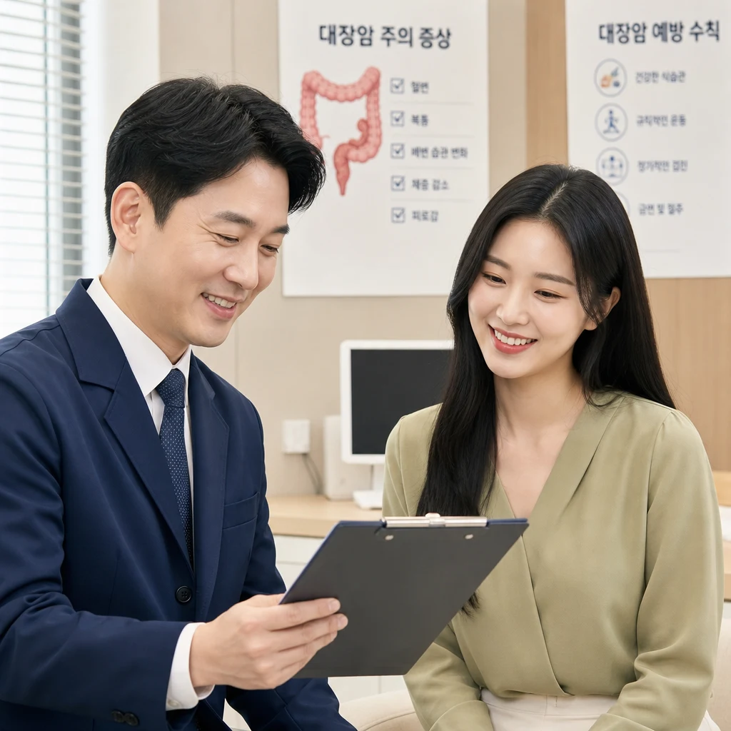직장인 대상 대장암 초기 증상 체크리스트